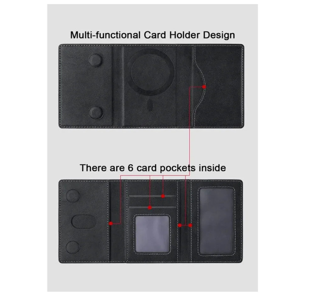Slim Tri-Fold MagSafe Wallet With Stand
