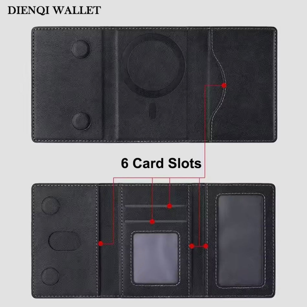 Slim Tri-Fold MagSafe Wallet With Stand