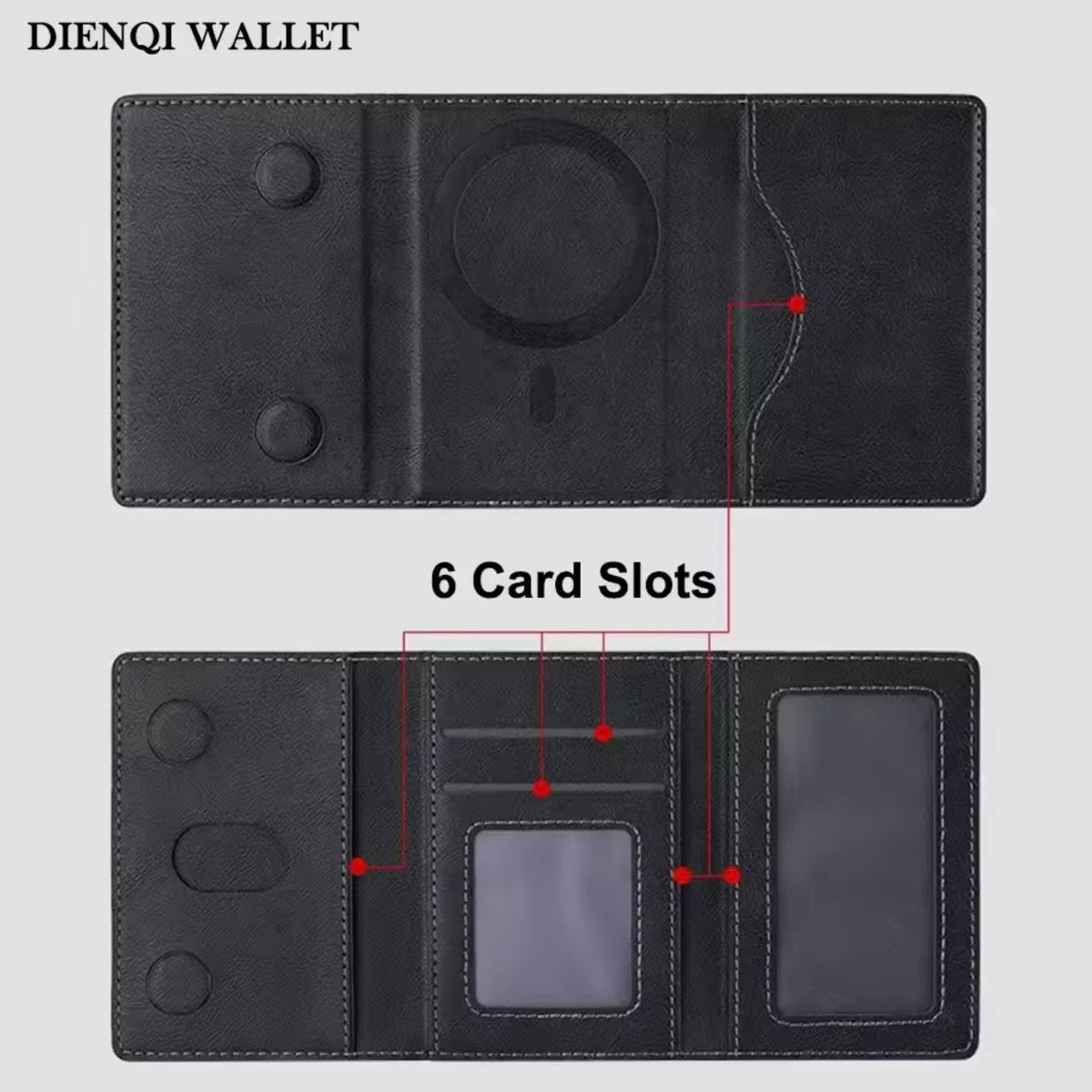 Slim Tri-Fold MagSafe Wallet With Stand