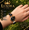 Luxora Aurora Gemstone Cuff Watch ( 7 Days Return Policy)
