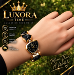 Luxora Aurora Gemstone Cuff Watch ( 7 Days Return Policy)