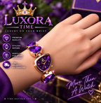 Luxora Aurora Gemstone Cuff Watch ( 7 Days Return Policy)