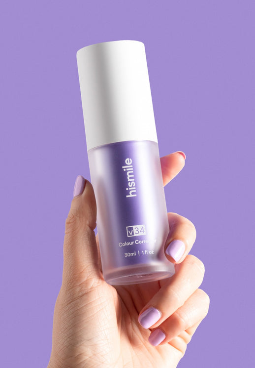 Hismile v34 Colour Corrector Serum Purple Teeth Whitening & Stain Removal