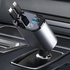 New 4 in 1 Car Charger With Smart Voltage Super Fast Charging Supported